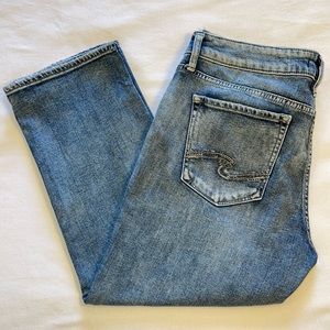 Silver Suki Western Glove Works Capri Jeans 31/22.5